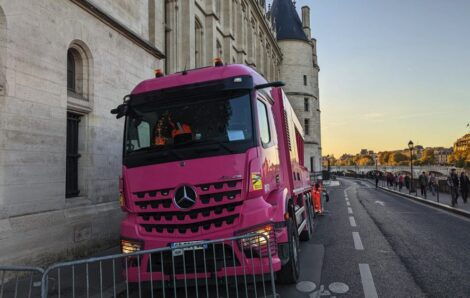 Location camion aspirateur – Intervention à La Conciergerie – Île de la Cité Paris 75001
